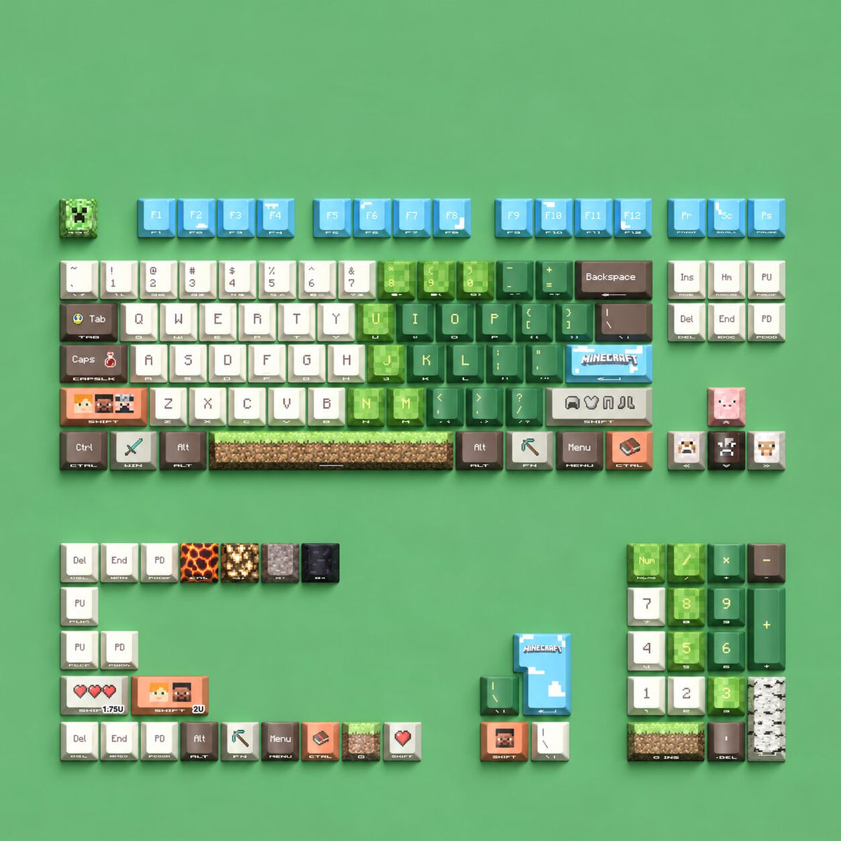 Minecraft Keycaps Set