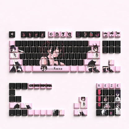 Reze Pink Keycap Set