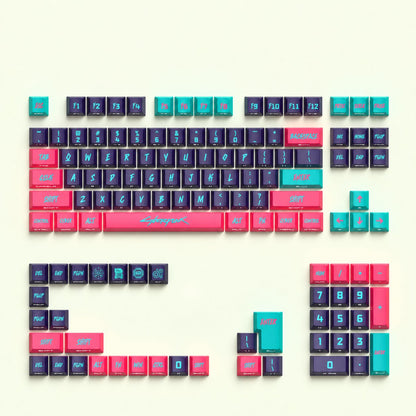 Cyberpunk Keycaps Set