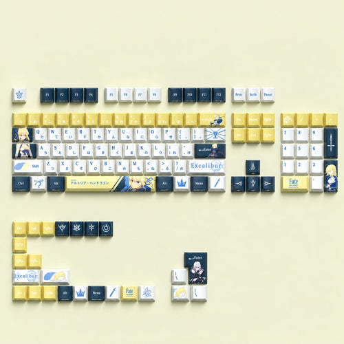 Excalibur Anime Keycap Set