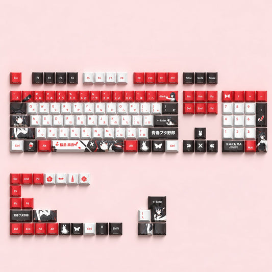 Mai Sakurajima Anime Keycap Set