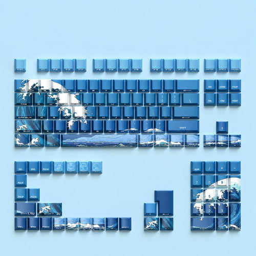 Ocean Waves Keycaps Set