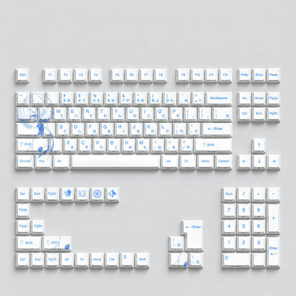 Rei Ayanami Keycap Set