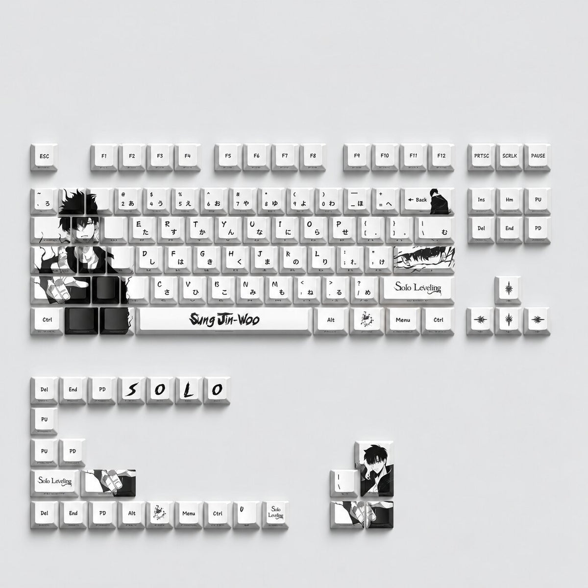 Solo Leveling Keycaps Set